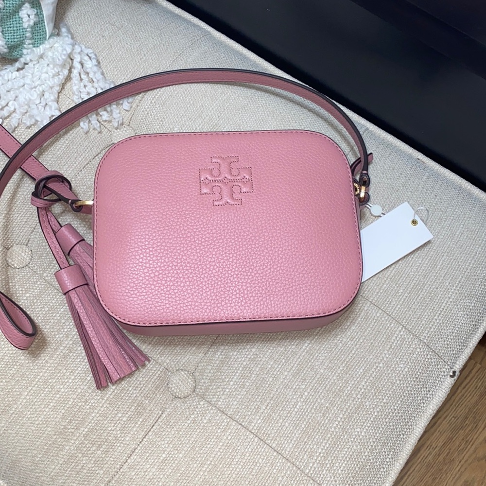 Tory Burch Brand New Crossbody Camera Bag Mauve